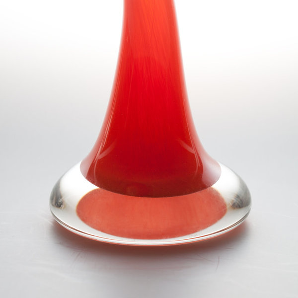Vase/Windlicht Rot 60 cm