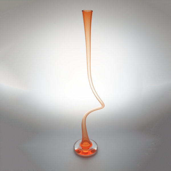 Vase/Windlicht Orange 60 cm