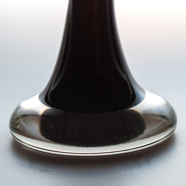 Vase/Windlicht 60 cm in Schwarz