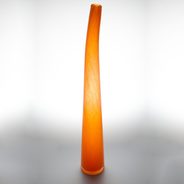 Dekovase in Orange "MEY", 53 cm