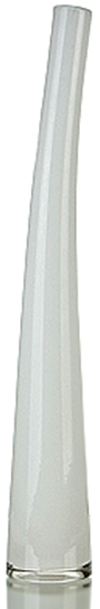 Dekovase in Weiß "MEY", 53 cm
